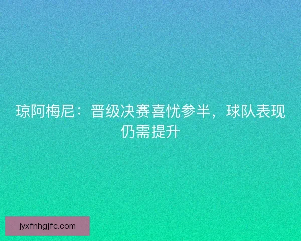 琼阿梅尼：晋级决赛喜忧参半，球队表现仍需提升